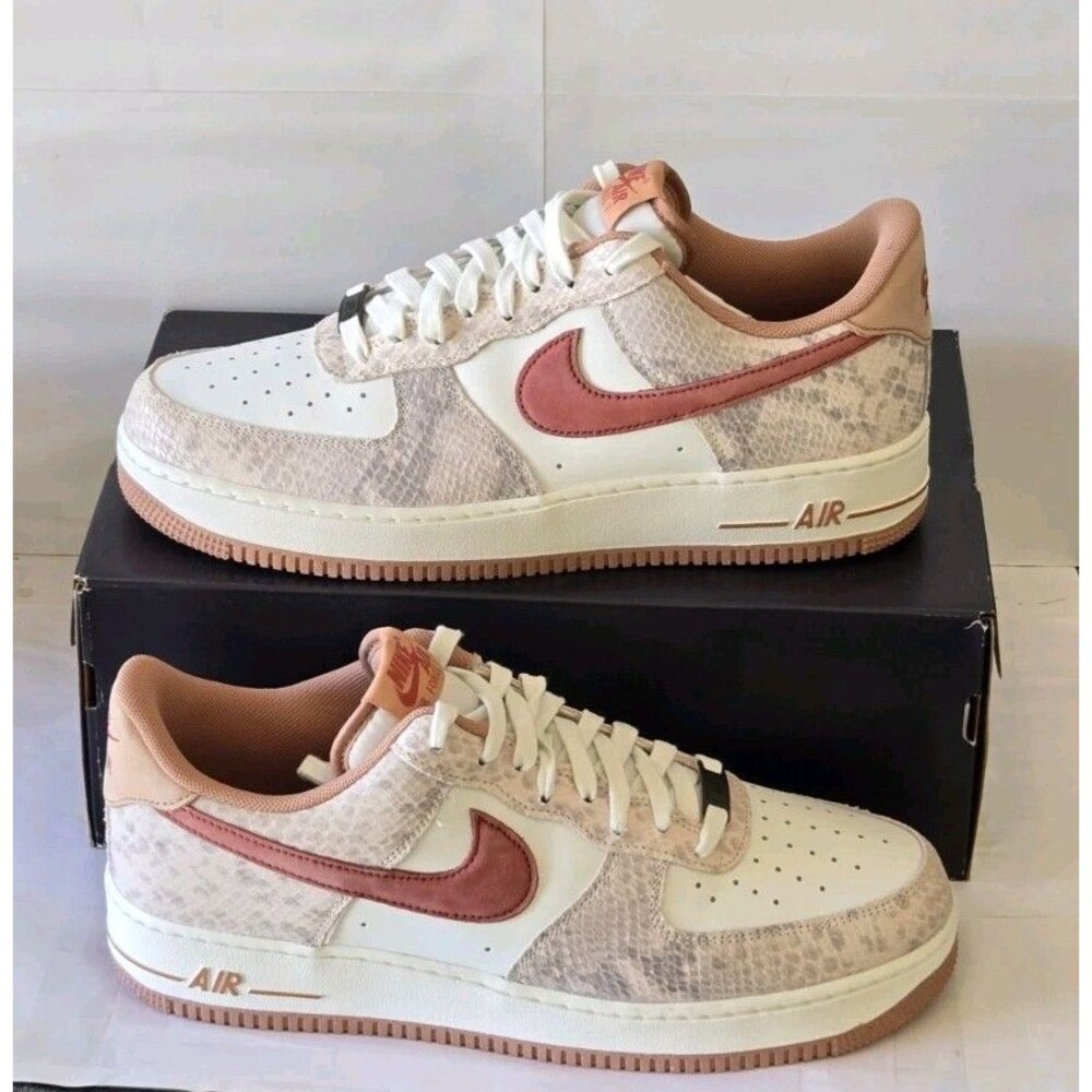 Nike Air Force 1 '07 LV8 Canyon Rust Snakeskin Men's Size 11 HF2898-100 New